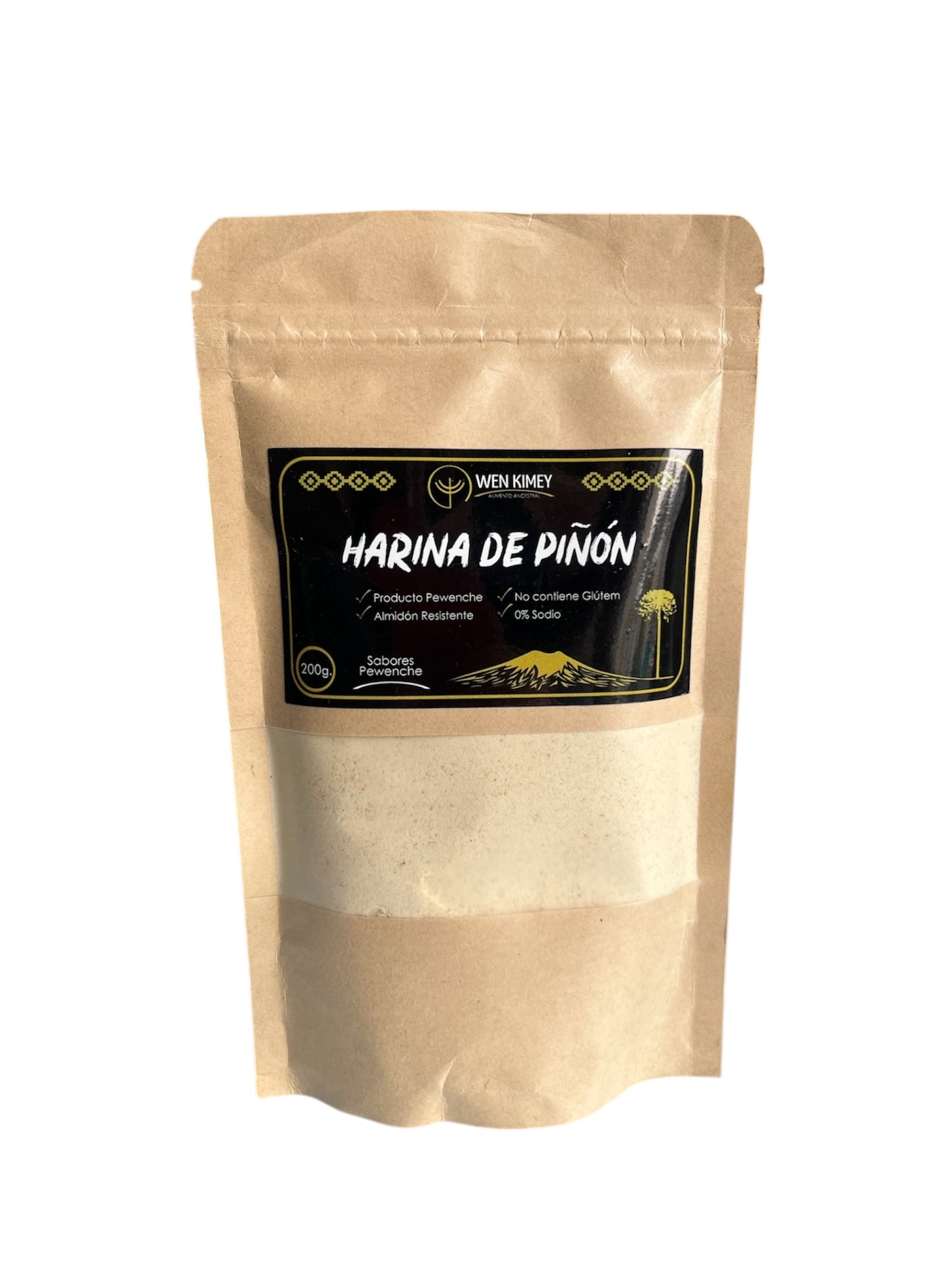 Harina de Piñón 200gr Wen Kimey | Producto Mapuche Nutritivo