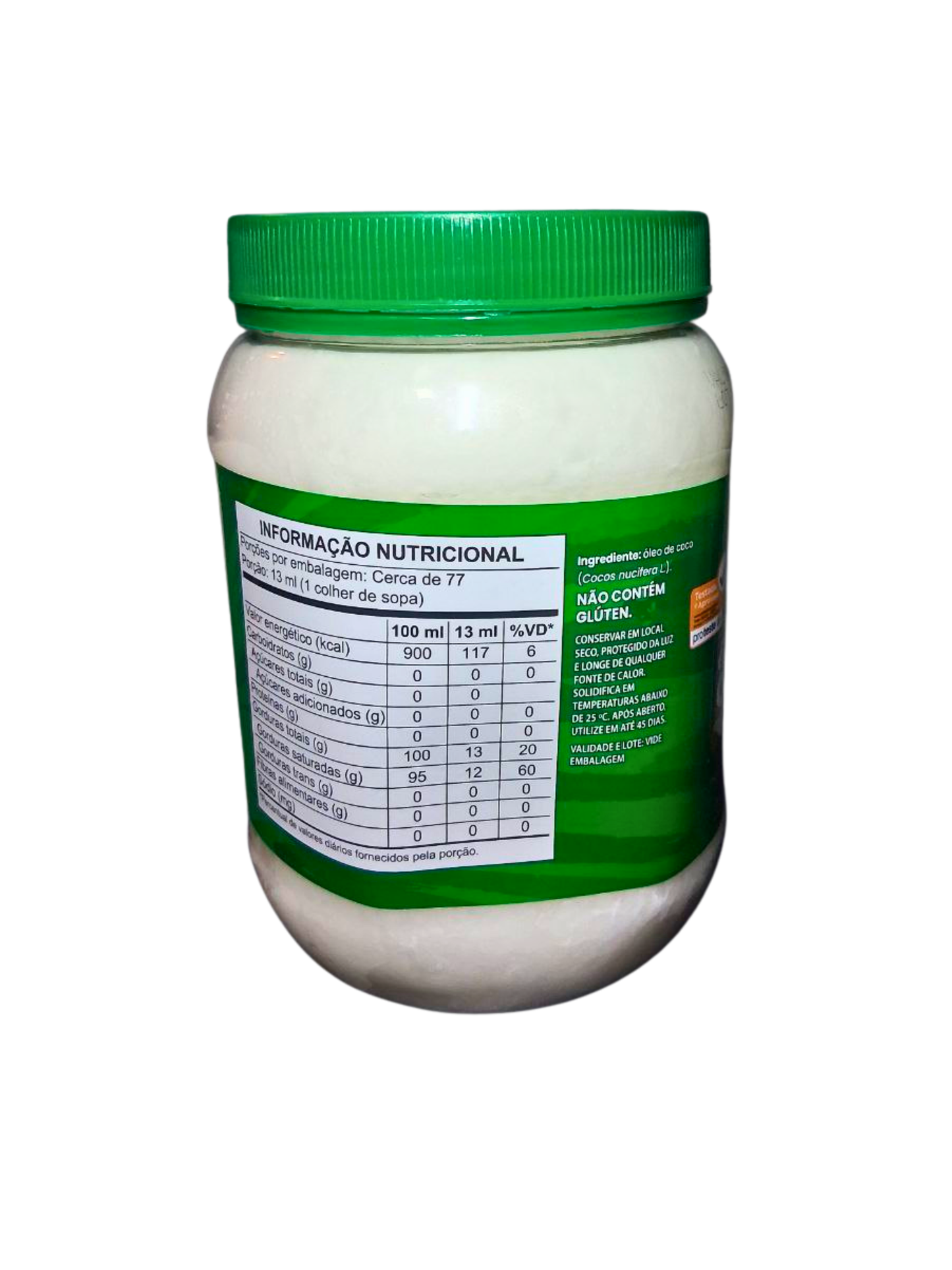 Aceite de Coco 1 Lt Marca Copra Extra Virgen 0,3% acidez