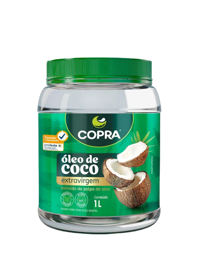 Aceite de Coco 1 Lt Marca Copra Extra Virgen 0,3% acidez