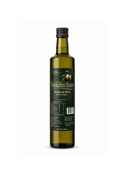 Aceite de Oliva 500 ml Marca Tenuta Sole | Acidez 0.2%